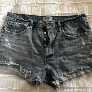 AGOLDE Parker denim jean shorts size 30